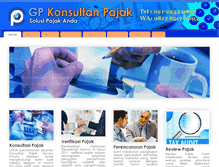 Tablet Screenshot of gpkonsultanpajak.com